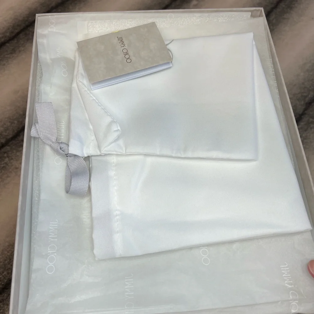 Jimmy Choo Minny 85 mm Lizard Mini Printed Leather Black White Mix Sandal Heels - Picture 11 of 12